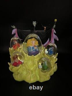 VERY RARE Snow Globe Disney Limited Edition 500 Sleeping Beauty Maleficent 2004