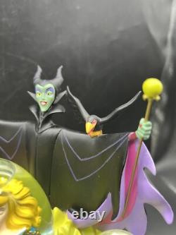 VERY RARE Snow Globe Disney Limited Edition 500 Sleeping Beauty Maleficent 2004