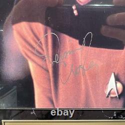 VERY RARE Star Trek TNG DENISE CROSBY Lt. Yar Autograph Limited Edition Plaque