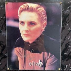 VERY RARE Star Trek TNG DENISE CROSBY Lt. Yar Autograph Limited Edition Plaque