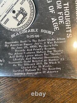 VERY RARE Unopened Jay-Z Reasonable Doubt Vinyl LP LIMITED EDITION of 500 Roc96