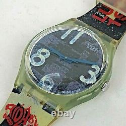 VERY RARE Vintage 1997 Swatch Luxor Tutankhamun Aida GG141C LIMITED 2000 Watch