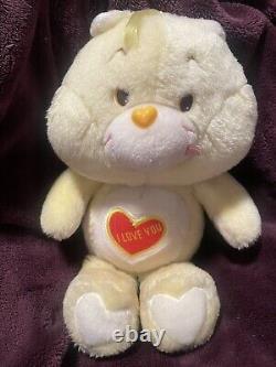 VERY RARE Vintage I Love You Limited Edition Charity UK only release Care Bear