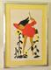 Very Rare Woodcut By Rosalind Smith The Swinger Signed Limited Edition 28/100