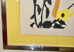 VERY RARE Woodcut by Rosalind Smith THE SWINGER Signed Limited Edition 28/100