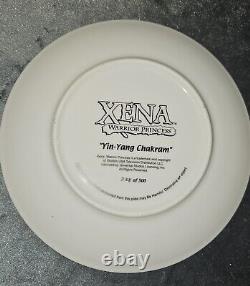 VERY RARE Xena & Gabrielle Ying Yang Chakram Limited Edition Collectible Plate