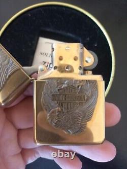 VERY RARE ZIPPO Harley Davidson 1996, Limited Edition Zippo, Fighting Eagles