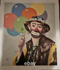 VERY RARE limited oil Donald Rusty Rust 18/20 CELEBRATION Emmett Kelly Jr