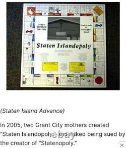 VERY VERY RARE! Staten Islandopoly Board Game 2005-06, LIMITED EDITION 1/500