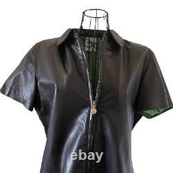 Versace Leather Top With Medusa Very Rare Limited Edition 10