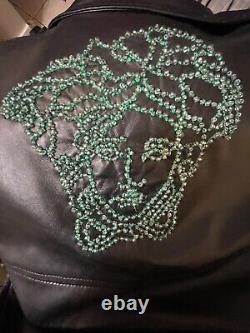Versace Leather Top With Medusa Very Rare Limited Edition 10