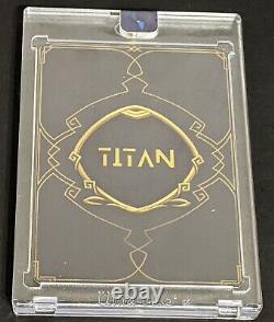 Very Limited To 10 Titan Tcg Hades Lord of the Underworld kickstarter metal card