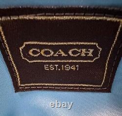 Very RARE COACH Archive Limited Edition Mini Blue Bag- Authentic
