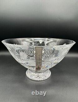 Very RARE NIB WATERFORD CRYSTAL Snowflake Wishes 10 Footed Bowl Limited Edition