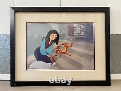 Very RARE Original Disney Princess Mulan Animation Cel Employees Only WOW