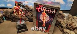 Very Rare 14 Elektra Limited Edition Statue Diorama MINT In MINT BOX