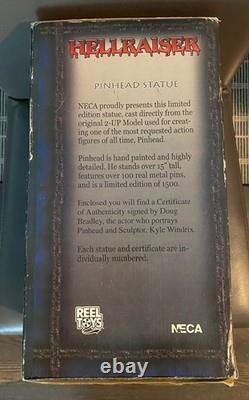 Very Rare 15 Hellraiser Pinhead Limited Edition 557/1500 Statue NECA
