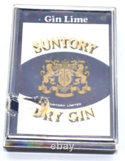 Very Rare 1980s Showa Retro Nude Playing Cards Suntory Limited DRY GIN Gin Lime