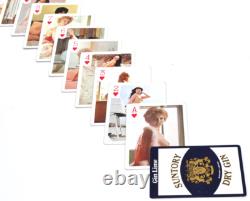 Very Rare 1980s Showa Retro Nude Playing Cards Suntory Limited DRY GIN Gin Lime