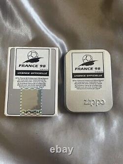 Very Rare 1997 Limited Zippo Football Soccer Fifa Flags World Cup France 1998