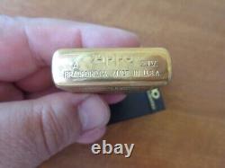 Very Rare 1998 Limited Brass Zippo Lighter Football Soccer Fifa World Cup France