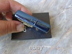 Very Rare 2011 Blue Ice Zippo Lighter Japan Limited Edition Angel Wings 023/1000