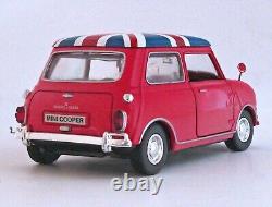 (Very Rare)'65 Morris Mini Cooper S (Red/Union Jack Top) 118 Die Cast-No Box