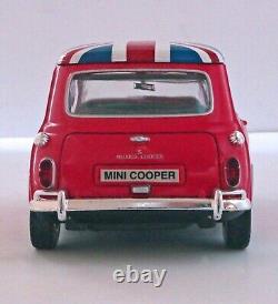 (Very Rare)'65 Morris Mini Cooper S (Red/Union Jack Top) 118 Die Cast-No Box