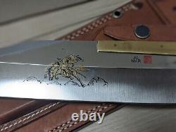 Very Rare? AL MAR Limited Editions SURVIVAL VintageKnife & Sheath Boxd JAPAN