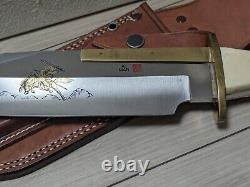 Very Rare? AL MAR Limited Editions SURVIVAL VintageKnife & Sheath Boxd JAPAN