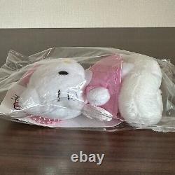 Very Rare Angel Hello Kitty Korea limited plush keychain cloud pink Sanrio #719