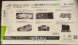 Very Rare Asus Rog-strix-rtx2080ti-o11g-white Oc Edition Limited Edition