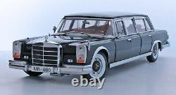 (Very Rare) Black Mercedes-Benz 600 Pullman Limousine118 Diecast-withDisplay Case