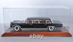 (Very Rare) Black Mercedes-Benz 600 Pullman Limousine118 Diecast-withDisplay Case