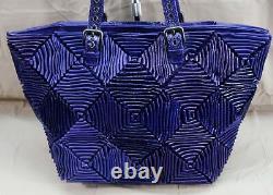 Very Rare Bottega Veneta Limited Edition 144/150 Purple Vorazione Fatta Tote Bag