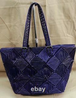 Very Rare Bottega Veneta Limited Edition 144/150 Purple Vorazione Fatta Tote Bag