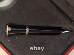 Very Rare Cartier Platinum Made ballpoint pen with clock limited to 2000