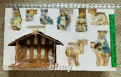 Very Rare Cherished Teddies 4014783 9 pc Nativity Pristine only 2000 Made NIB