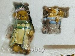 Very Rare Cherished Teddies 4014783 9 pc Nativity Pristine only 2000 Made NIB