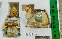 Very Rare Cherished Teddies 4014783 9 pc Nativity Pristine only 2000 Made NIB