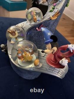 Very Rare! Disney Auctions Fantasia Mickey Snow Globe Mini Globes Limited 350