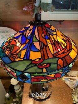 Very Rare Disney Snow White Limited Ed Stained Glass Lamp