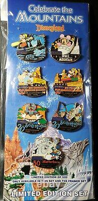 Very Rare Disneyland Celebrate the Mountains Print & Pins Limited Edition of 600