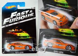 Very Rare European 2013 Hot Wheels Fast & Furious Toyota Supra 2/8 New