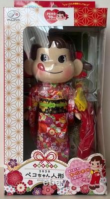 Very Rare! FUJIYA Peko-chan Doll 70th Anniversary Kimono & Overall Limited item