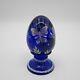 Very Rare Fenton Cobalt Blue Egg Withbutterflies & Frost Limited Edition #22