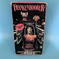 Very Rare Frankenhooker 1975 Vhs Limited Ed Talking Box Dolby Stereo