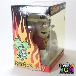 Very Rare Funko Rat Fink coin bank 12 inch 2009 Limited Grow in the Dark