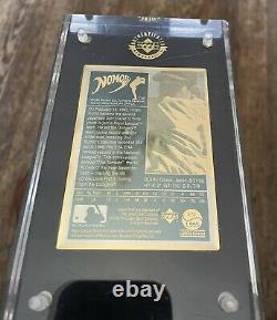 Very Rare Hideo Nomo Rookie Card Limited Edition Upper Deck 24kt Gold Plated