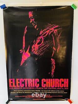 Very Rare! Jimi Hendrix Electric Church Limited Edition DS Movie Poster